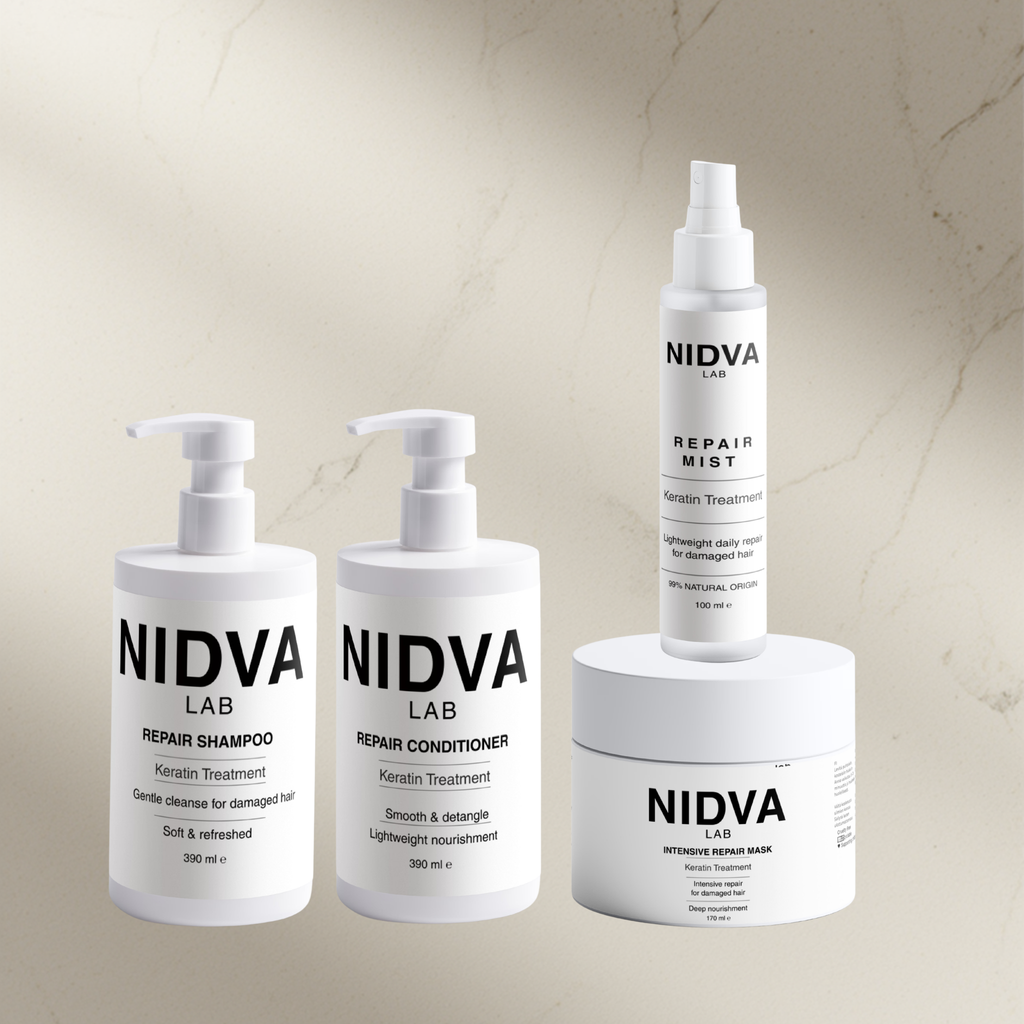 NIDVA LAB 4-Step Professional Keratin Treatment