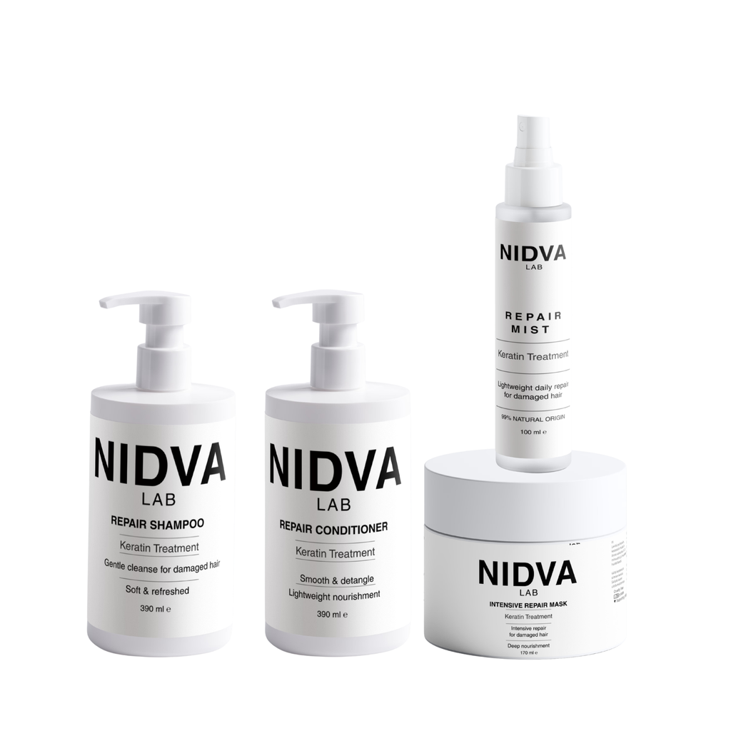 NIDVA LAB 4-Step Professional Keratin Treatment